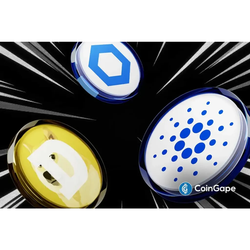 Dogecoin, Cardano, and Chainlink Poised for Big Moves Dogecoin, Cardano, and Chainlink Poised for Big Moves