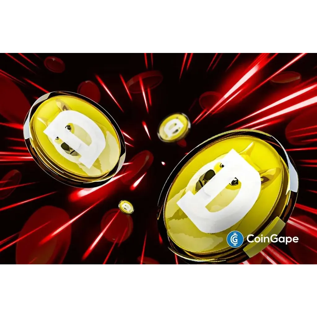 Dogecoin tests price support at alt= Dogecoin tests price support at alt=
