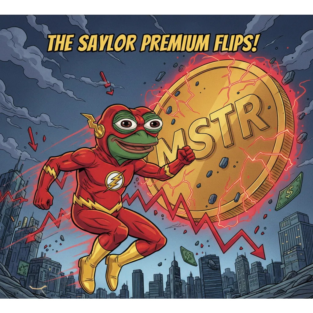 Saylor Premium Flips to a Discount: $HYPER Soars Saylor Premium Flips to a Discount: $HYPER Soars