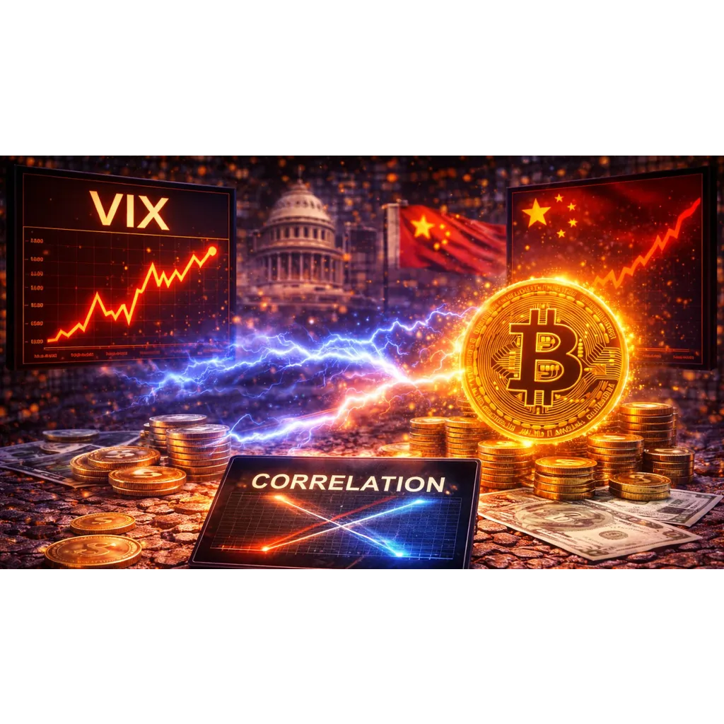 VIX–Bitcoin Correlation Re-Emerges Amid Political And Monetary Uncertainty VIX–Bitcoin Correlation Re-Emerges Amid Political And Monetary Uncertainty