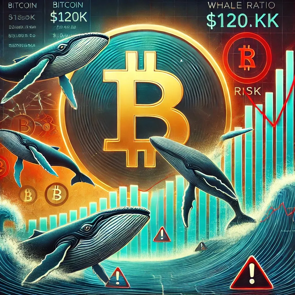 Bitcoin falls below 0K as whale ratio reaches risk threshold Bitcoin falls below 0K as whale ratio reaches risk threshold