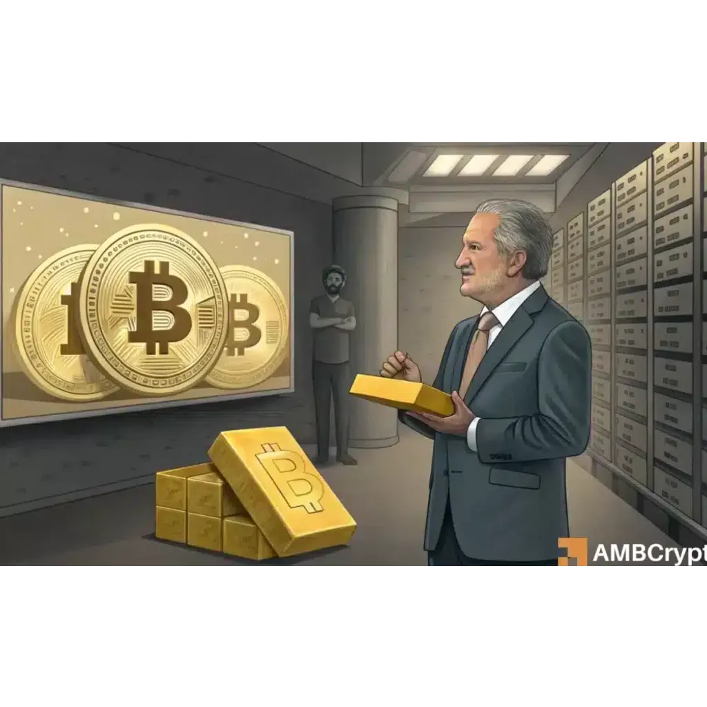 ‘If gold is the past and Bitcoin is the future, why…?’ Peter Schiff questions banks ‘If gold is the past and Bitcoin is the future, why…?’ Peter Schiff questions banks