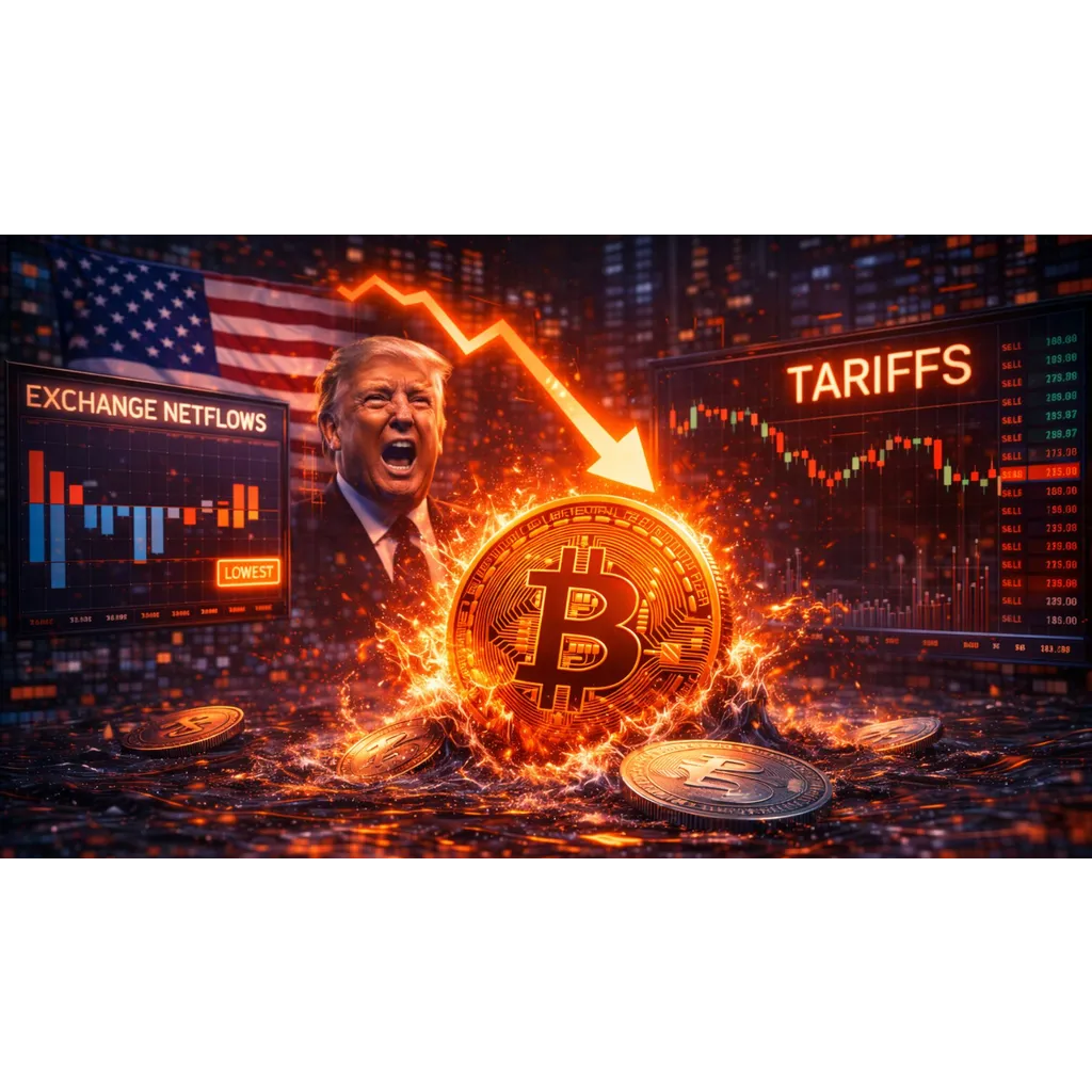 Trump Tariffs Fuel Bitcoin’s Risk-Off Correction: Exchange Netflows Hint At Short-Term Selling Trump Tariffs Fuel Bitcoin’s Risk-Off Correction: Exchange Netflows Hint At Short-Term Selling