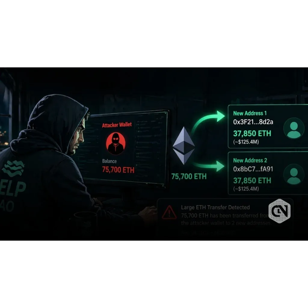 KelpDAO Hacker Moves 6M Worth Stolen Funds KelpDAO Hacker Moves 6M Worth Stolen Funds