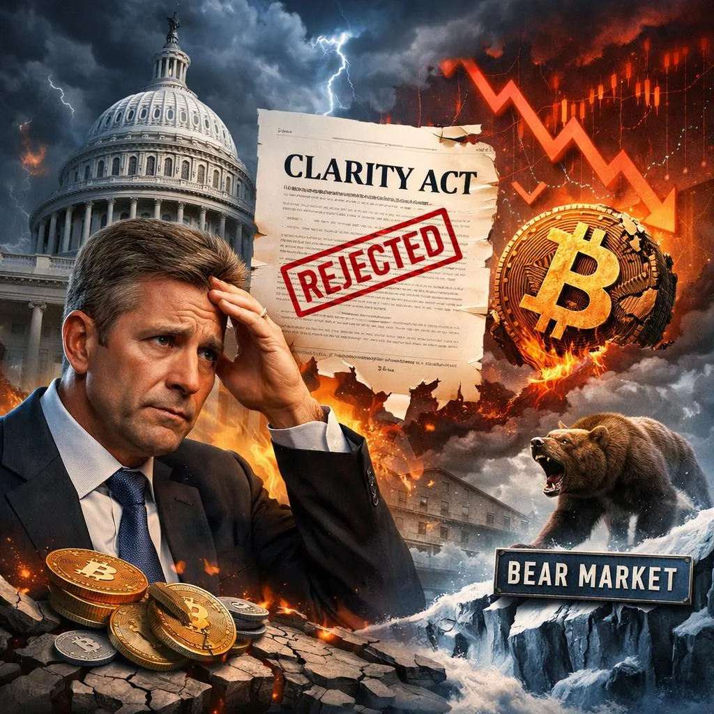 CEO Calls CLARITY Act ‘Horrible Bill,’ Warns Of Prolonged Crypto Bear Market Ahead CEO Calls CLARITY Act ‘Horrible Bill,’ Warns Of Prolonged Crypto Bear Market Ahead