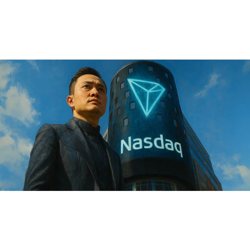 Justin Sun’s Tron eyes spot in Nasdaq 100 within three years Justin Sun’s Tron eyes spot in Nasdaq 100 within three years