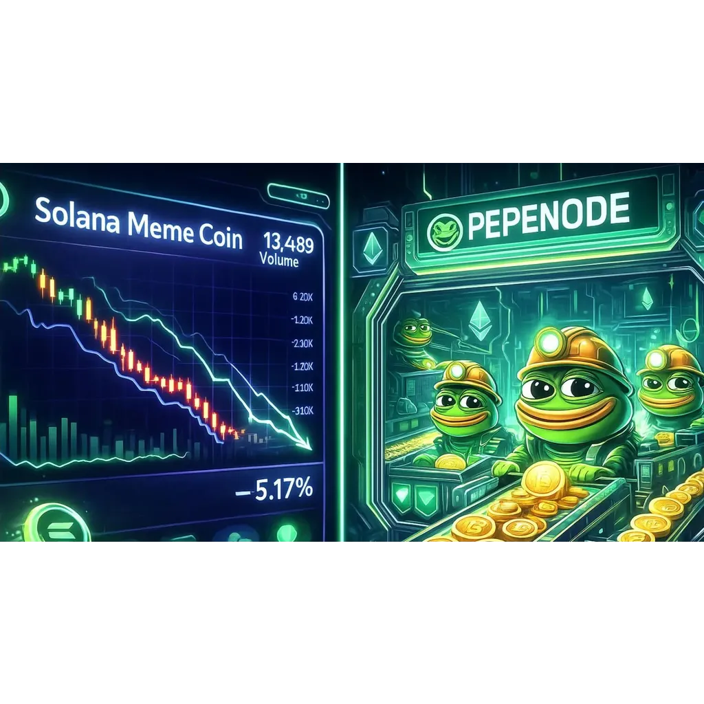 Solana meme coin volume hits a two-year low amid PEPENODE gamified mining interest Solana meme coin volume hits a two-year low amid PEPENODE gamified mining interest