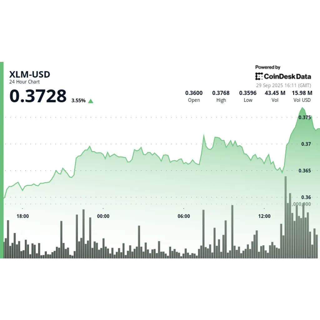XLM gains 3.7 percent following final-hour breakout momentum XLM gains 3.7 percent following final-hour breakout momentum