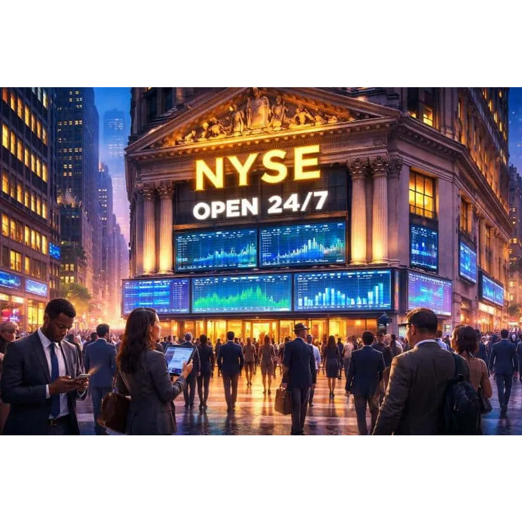 NYSE Announces Blockchain Platform for 24/7 Stock Trading NYSE Announces Blockchain Platform for 24/7 Stock Trading