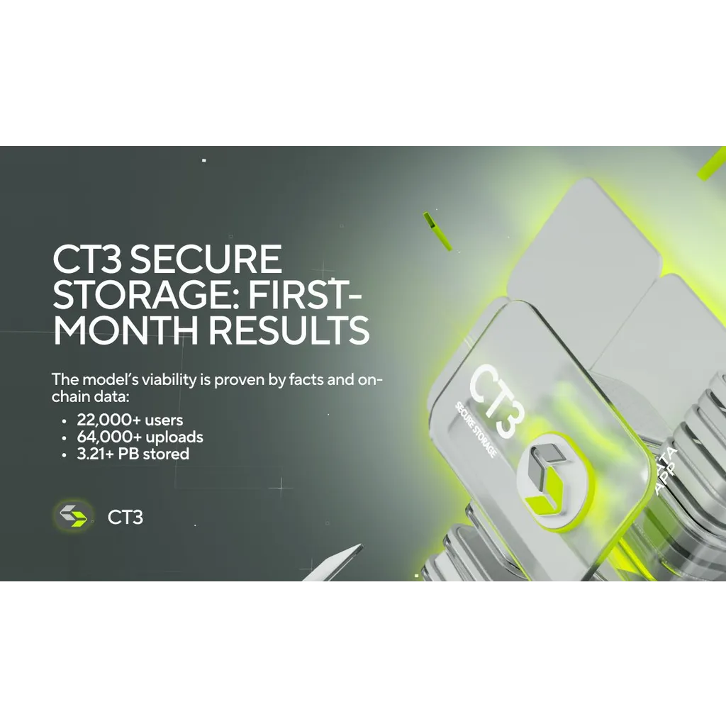 CT3 Secure Storage Reports Breakout First-Month Results: 3.21+ PB Stored and 22,000+ Unique Users CT3 Secure Storage Reports Breakout First-Month Results: 3.21+ PB Stored and 22,000+ Unique Users
