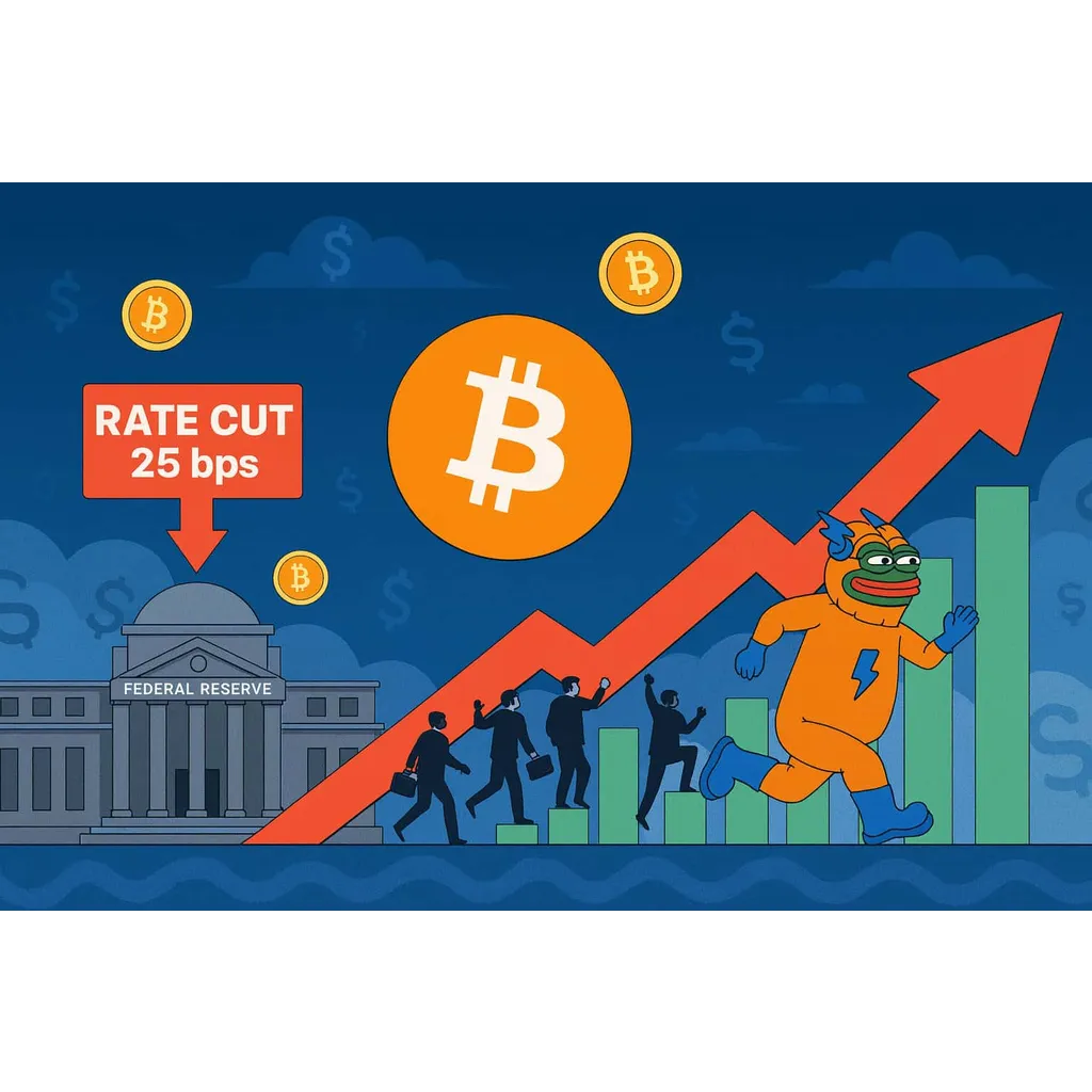 Federal Reserve interest rate cut increases Bitcoin price and presale interest Federal Reserve interest rate cut increases Bitcoin price and presale interest