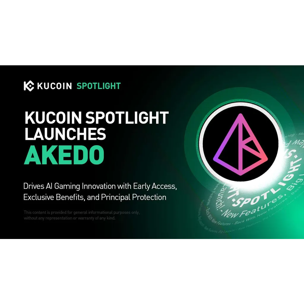 KuCoin Spotlight debuts AKEDO token sale for AI gaming on Ethereum KuCoin Spotlight debuts AKEDO token sale for AI gaming on Ethereum