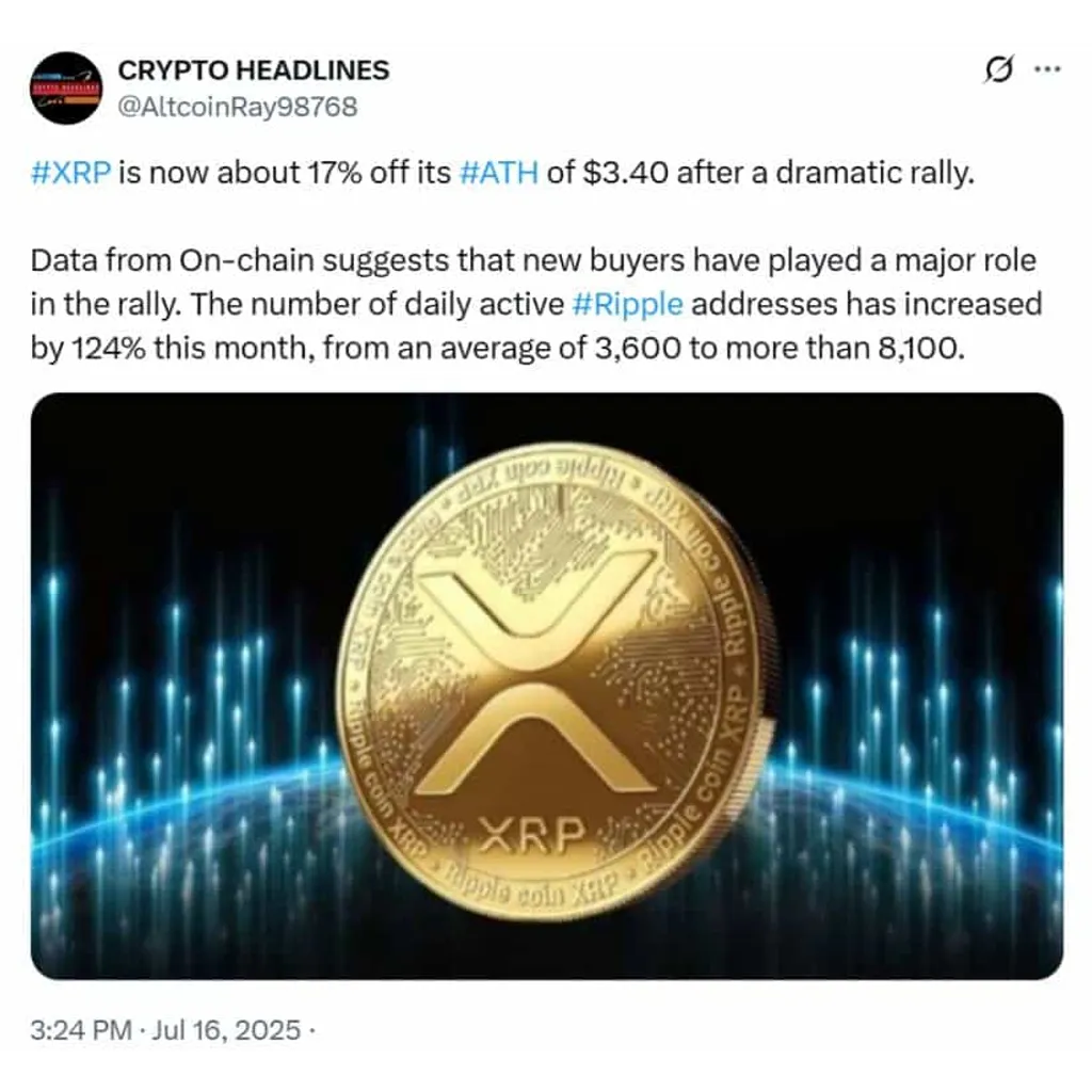 XRP Price Prediction: XRP Gains Steam Above .25 as Momentum Builds—New ATH This Week? – Brave New Coin XRP Price Prediction: XRP Gains Steam Above .25 as Momentum Builds—New ATH This Week? – Brave New Coin