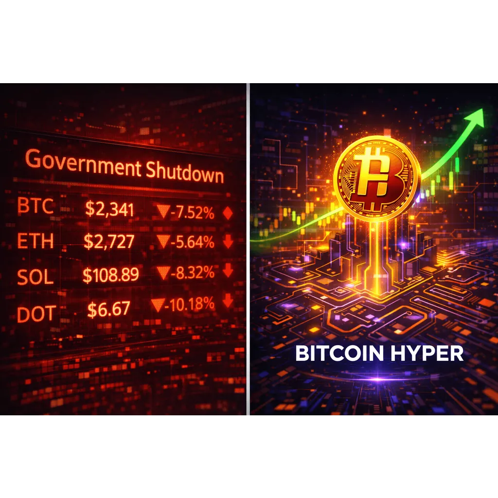 Crypto Market Dips on Shutdown Fears, Bitcoin Hyper Rallies Crypto Market Dips on Shutdown Fears, Bitcoin Hyper Rallies