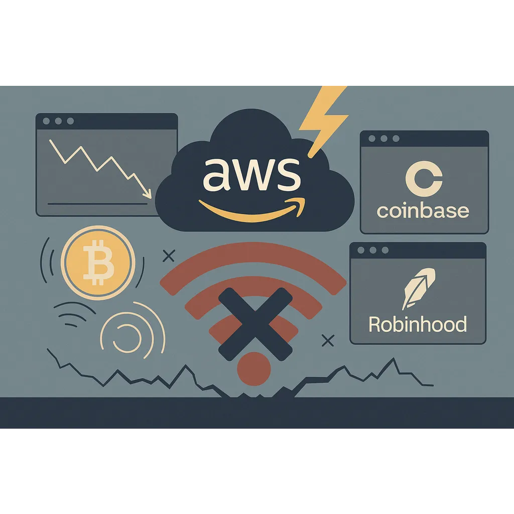 AWS outage locks traders out of Coinbase and Robinhood platforms AWS outage locks traders out of Coinbase and Robinhood platforms