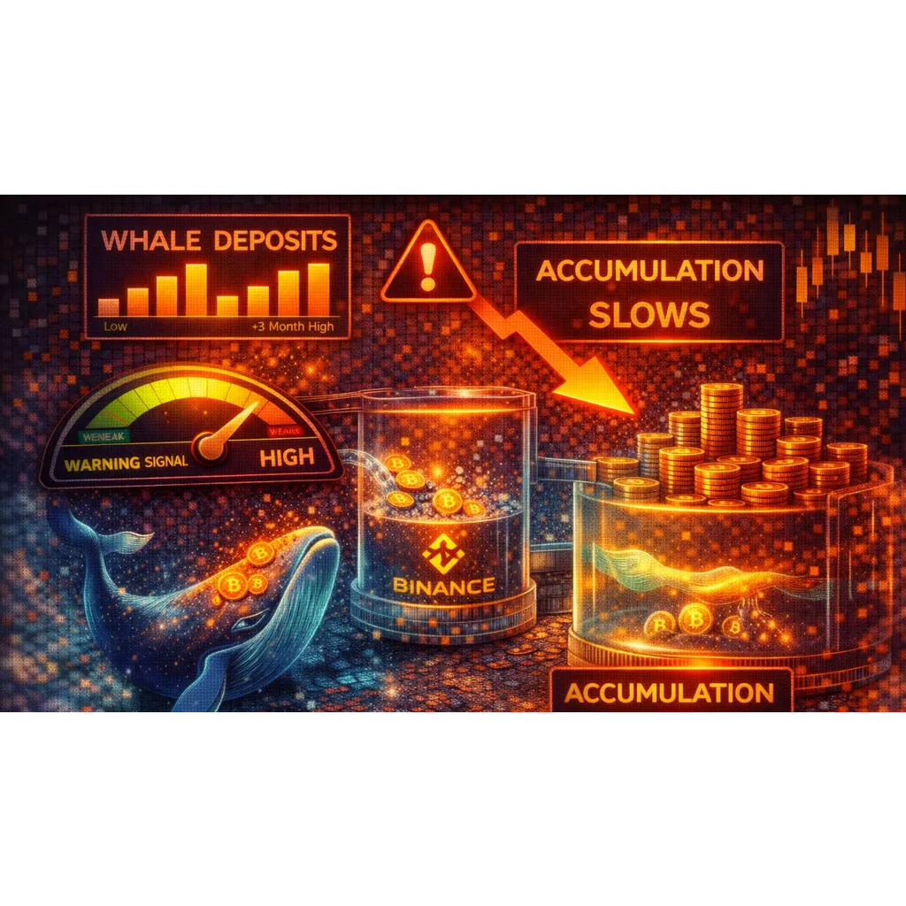 Bitcoin Warning Signal Emerges: Whale Deposits Rise And Accumulation Slows Bitcoin Warning Signal Emerges: Whale Deposits Rise And Accumulation Slows
