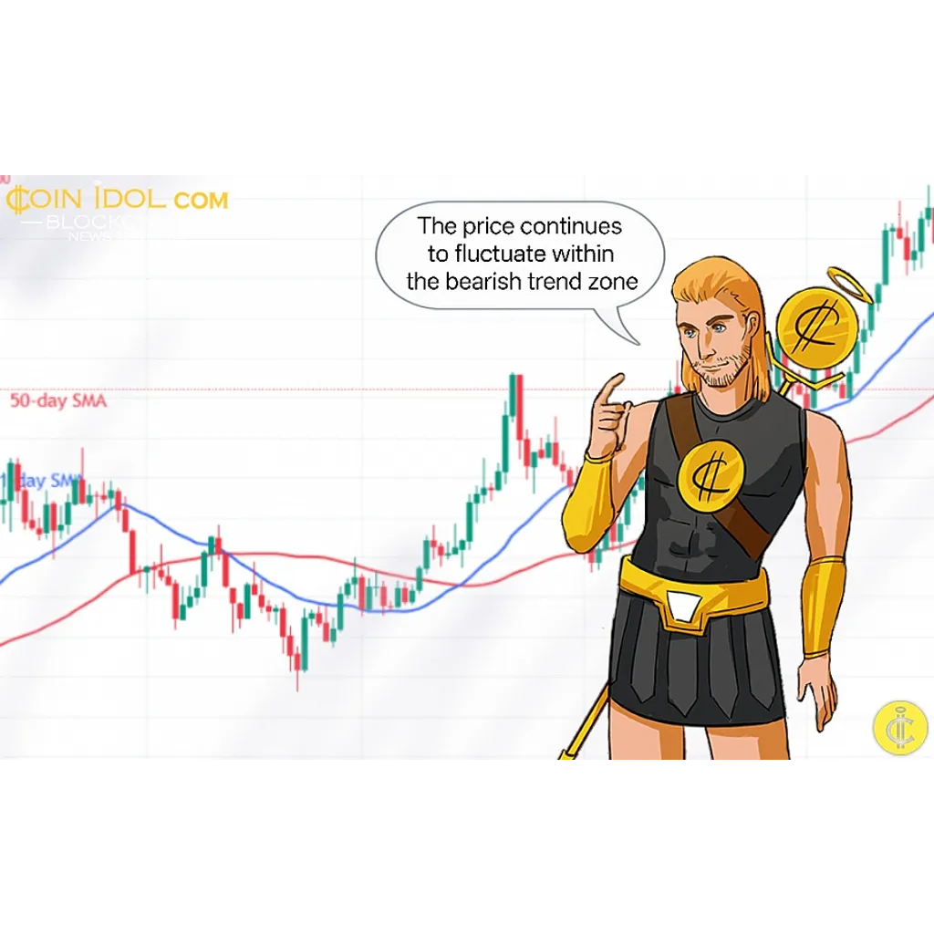 Solana retreats after encountering resistance at the 5 price level Solana retreats after encountering resistance at the 5 price level
