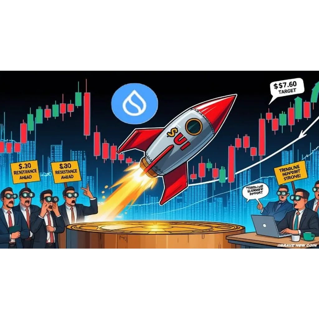 Sui cryptocurrency eyes bullish breakout toward .60 price target Sui cryptocurrency eyes bullish breakout toward .60 price target