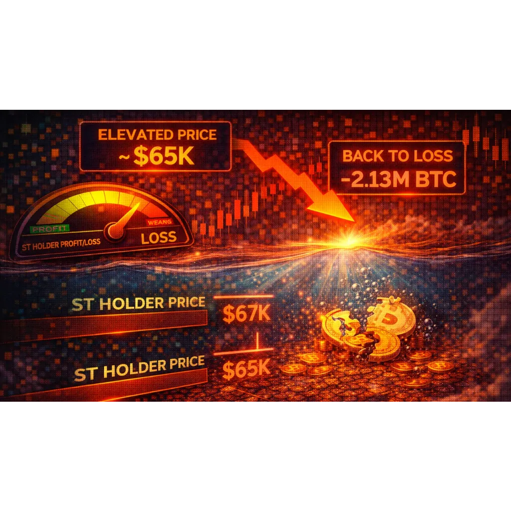 Short-Term Bitcoin Holders Return To Losses Despite Elevated Price Levels – Details Short-Term Bitcoin Holders Return To Losses Despite Elevated Price Levels – Details