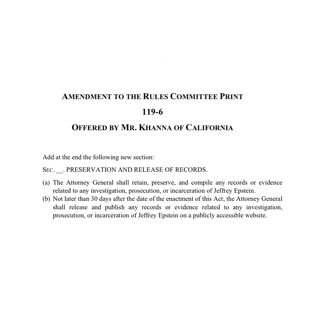 Republicans Block Key Crypto Bill’s Epstein Files Amendment Republicans Block Key Crypto Bill’s Epstein Files Amendment