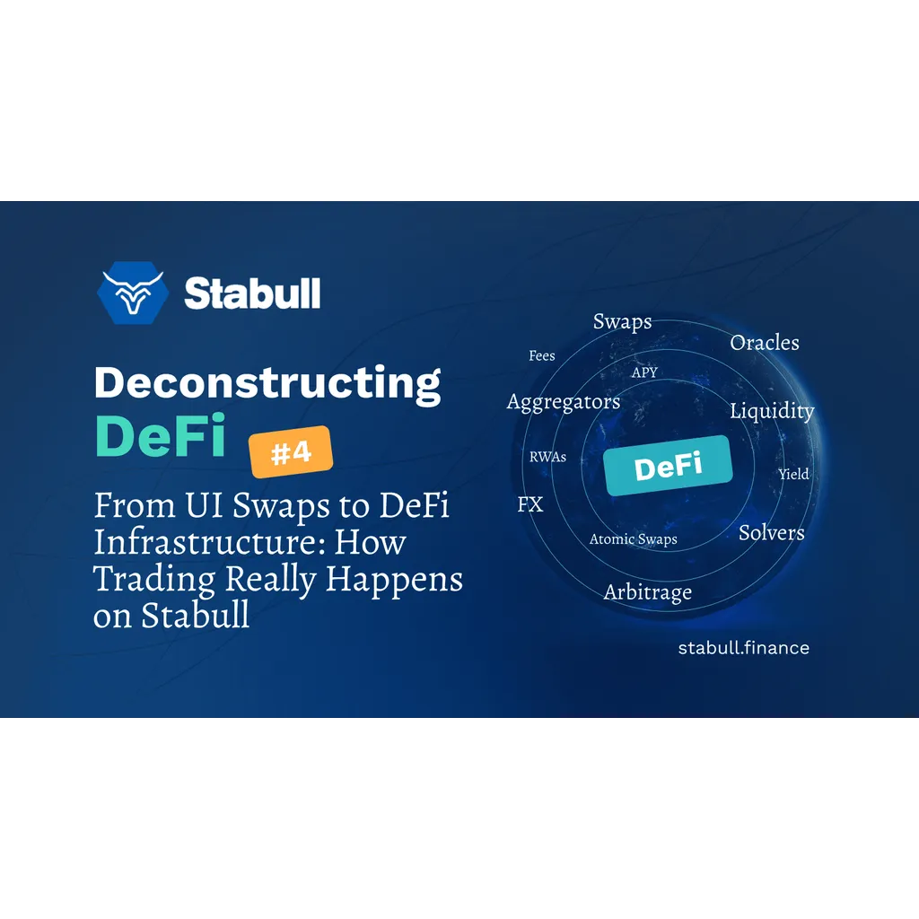 From UI Swaps to DeFi Infrastructure: How Trading Really Happens on Stabull From UI Swaps to DeFi Infrastructure: How Trading Really Happens on Stabull