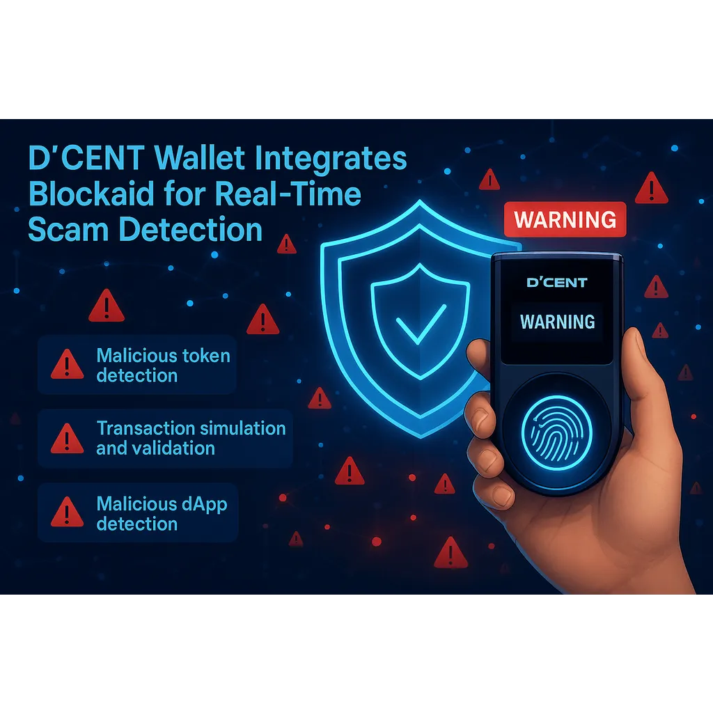 D’CENT Wallet adds Blockaid for scam detection D’CENT Wallet adds Blockaid for scam detection