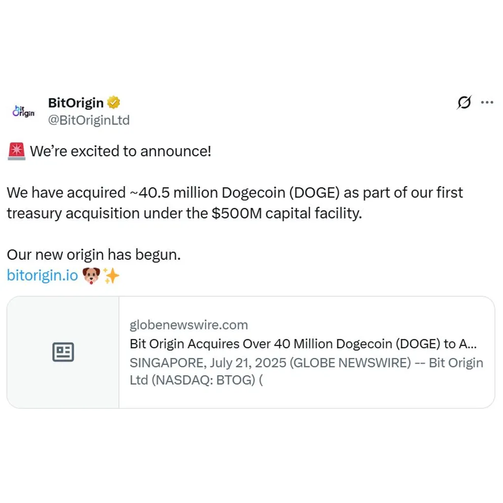 Chinese pork producer turned BTC miner kicks off Dogecoin plan Chinese pork producer turned BTC miner kicks off Dogecoin plan