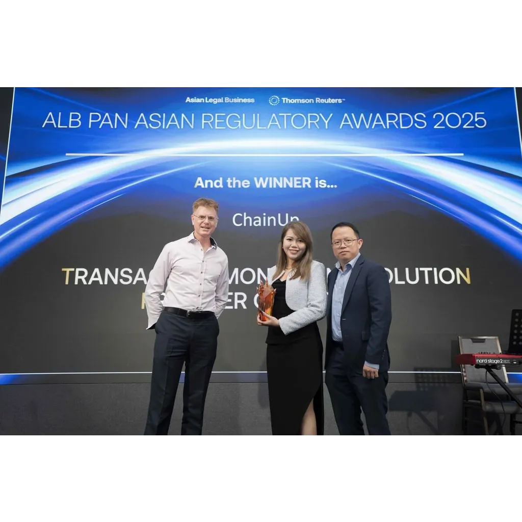 ChainUp wins crypto compliance technology honor at Thomson Reuters awards ChainUp wins crypto compliance technology honor at Thomson Reuters awards
