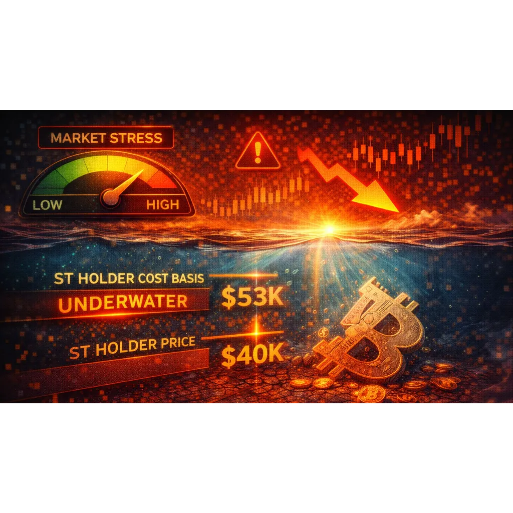 Bitcoin Market Stress Isn’t Over: Short-Term Holders Remain Underwater Bitcoin Market Stress Isn’t Over: Short-Term Holders Remain Underwater