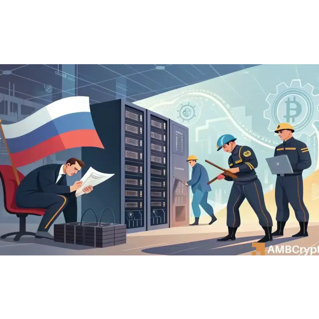 Russia moves to seize crypto, slap fines on illegal miners under new law Russia moves to seize crypto, slap fines on illegal miners under new law