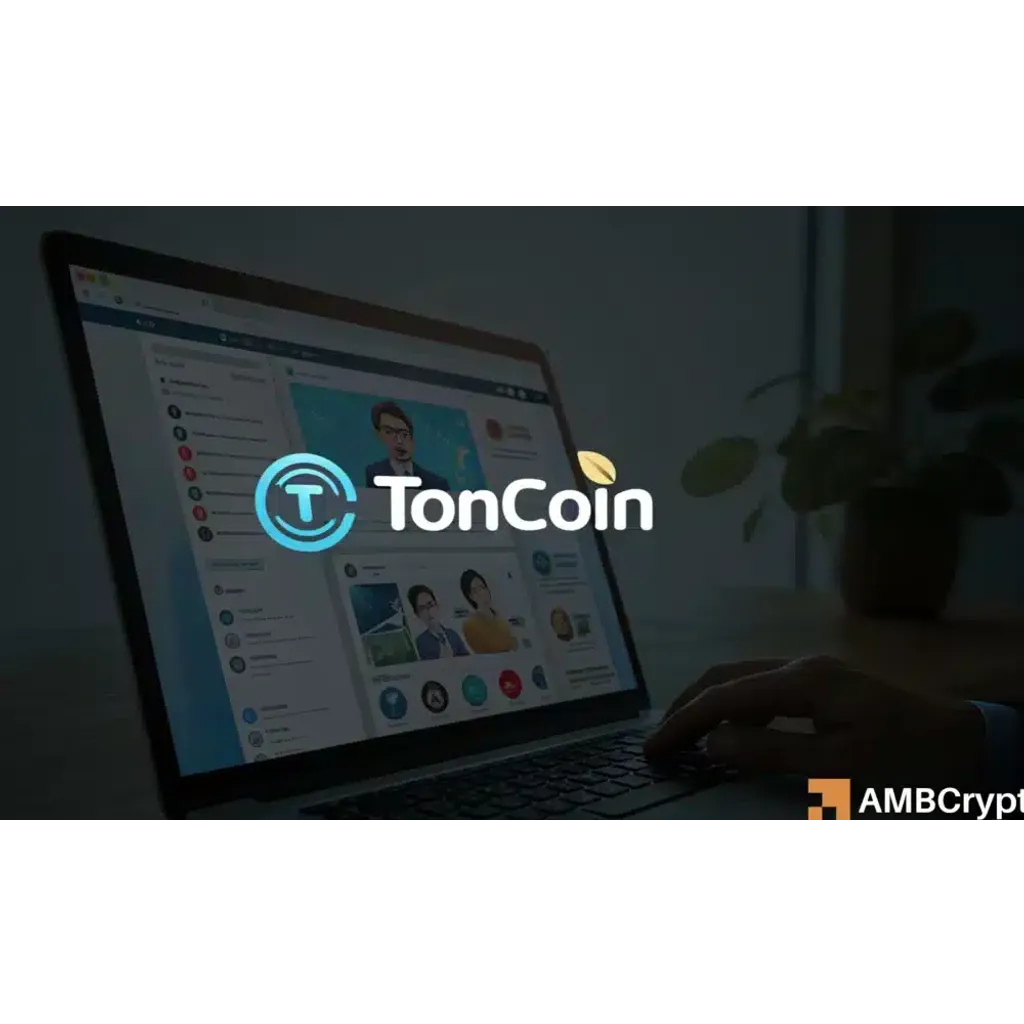 Toncoin projected at by 2025 amid Telegram’s 800M user growth Toncoin projected at by 2025 amid Telegram’s 800M user growth