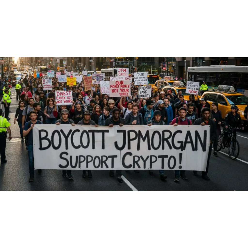 Bitcoin Supporters Advocate Boycott of JPMorgan Amid Backlash Bitcoin Supporters Advocate Boycott of JPMorgan Amid Backlash