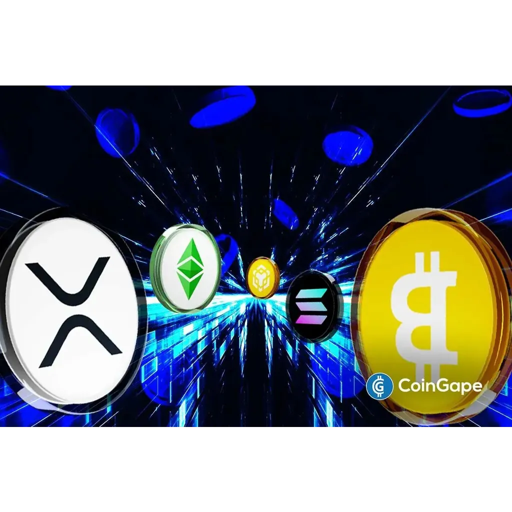 Bitcoin Ethereum Solana XRP and BNB are trending cryptocurrencies today Bitcoin Ethereum Solana XRP and BNB are trending cryptocurrencies today