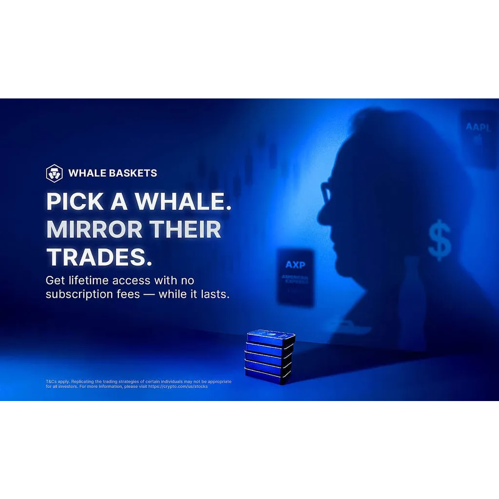 Crypto.com Introduces Whale Baskets – A New Way to Mirror Legendary Investors With One Tap Crypto.com Introduces Whale Baskets – A New Way to Mirror Legendary Investors With One Tap