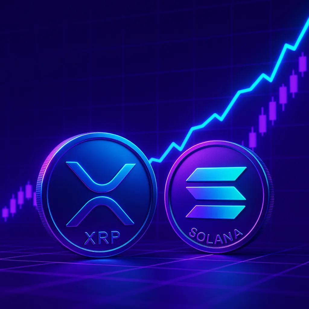 XRP and SOL cryptocurrencies rebound following market crash XRP and SOL cryptocurrencies rebound following market crash