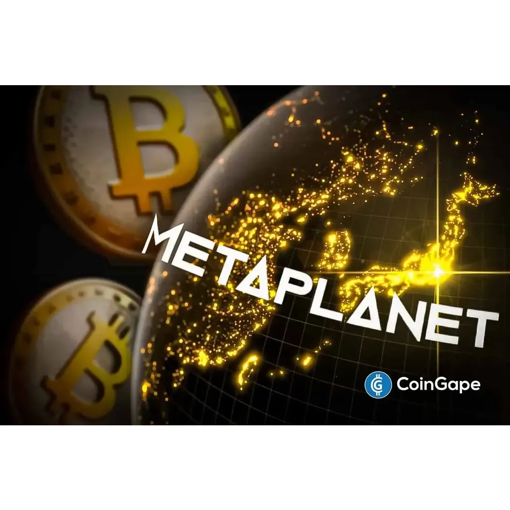 Metaplanet becomes fifth largest corporate Bitcoin treasury with 5419 BTC acquisition Metaplanet becomes fifth largest corporate Bitcoin treasury with 5419 BTC acquisition