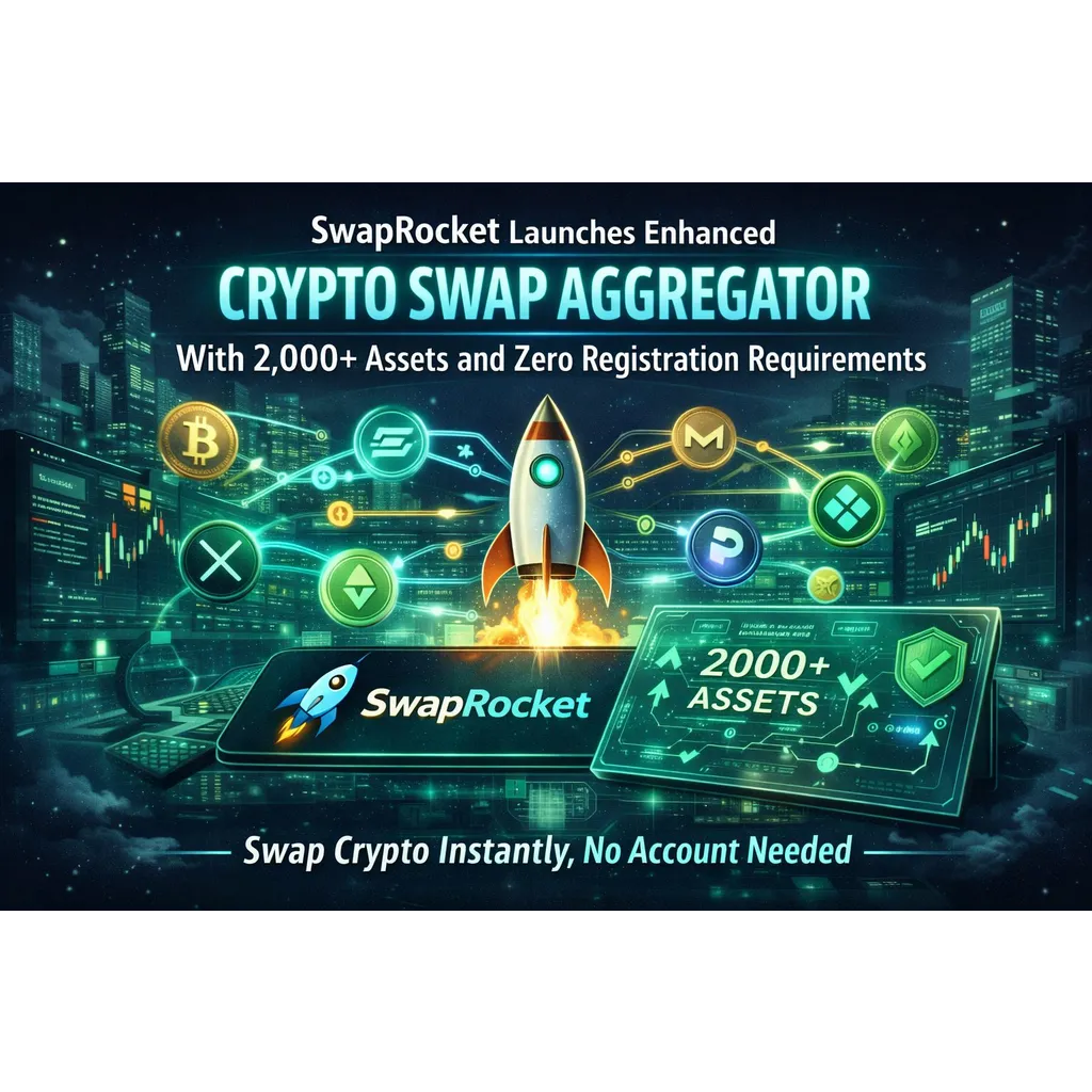 SwapRocket Launches Enhanced Crypto Swap Aggregator With 2,000+ Assets and Zero Registration Requirements SwapRocket Launches Enhanced Crypto Swap Aggregator With 2,000+ Assets and Zero Registration Requirements