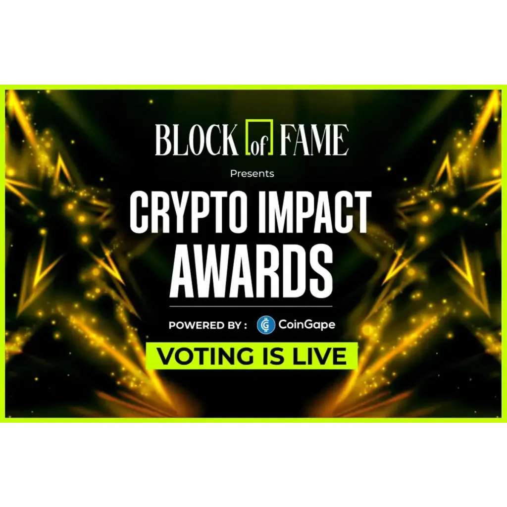 Voting for the CoinGape Crypto Impact Awards 2025 is live Voting for the CoinGape Crypto Impact Awards 2025 is live