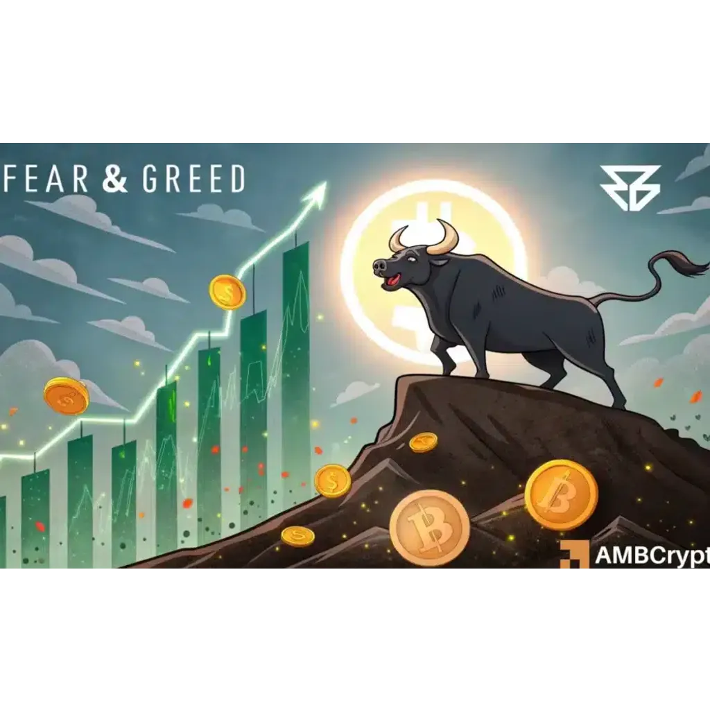 Crypto Fear & Greed Index hits 70 – Bitcoin ATH near Crypto Fear & Greed Index hits 70 – Bitcoin ATH near