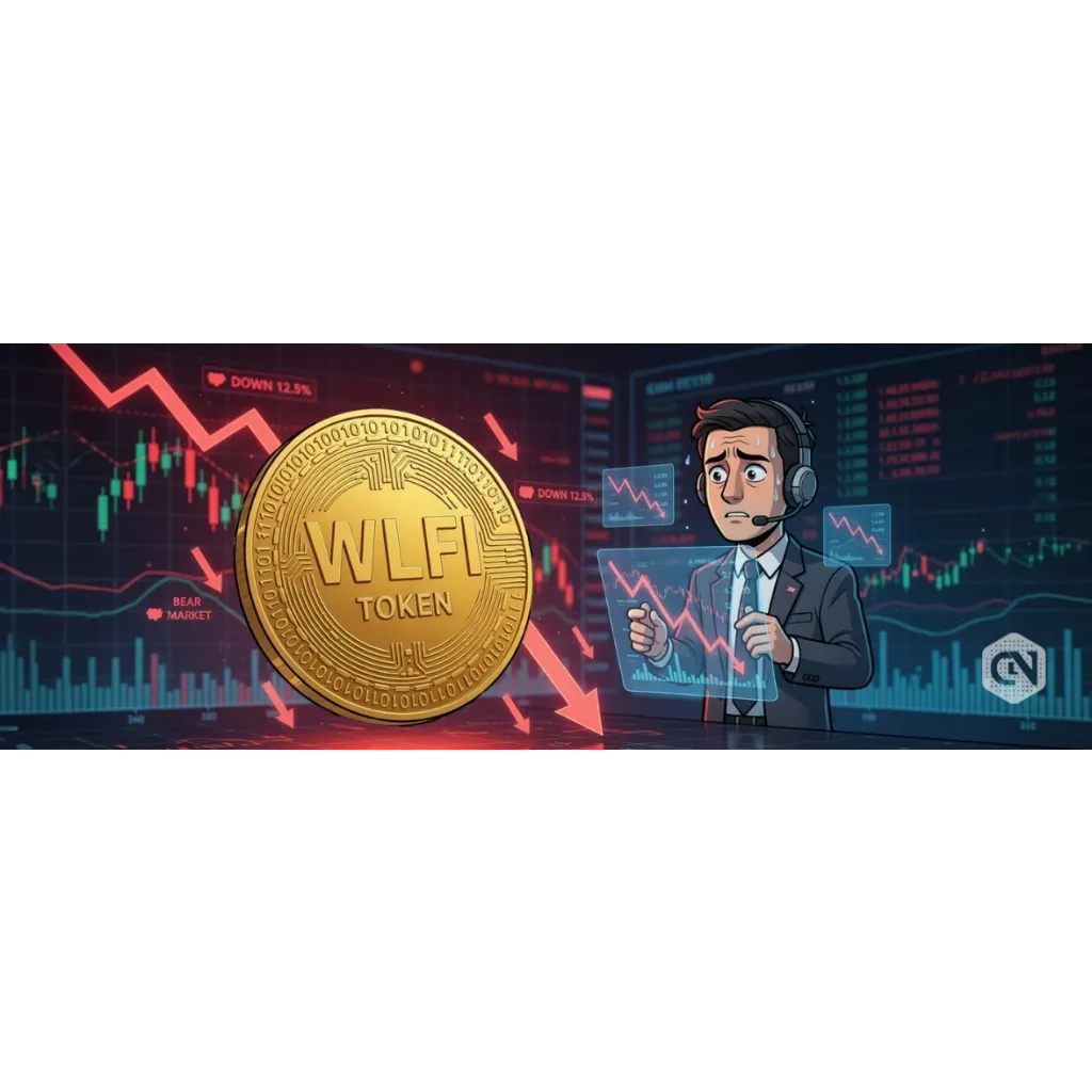 WLFI Price Drops as Treasury Unlocks 135M Tokens to Binance WLFI Price Drops as Treasury Unlocks 135M Tokens to Binance