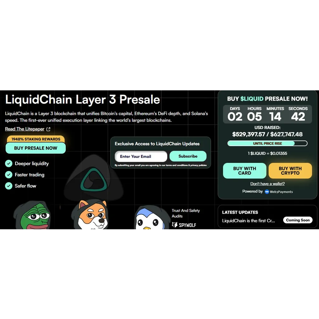 Binance’s SAFU Fund Bought 3M-Worth of Bitcoin, as LiquidChain’s Presale Soars Binance’s SAFU Fund Bought 3M-Worth of Bitcoin, as LiquidChain’s Presale Soars