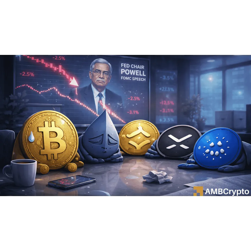 Crypto markets slide after Fed decision as Powell warns inflation risks persist Crypto markets slide after Fed decision as Powell warns inflation risks persist