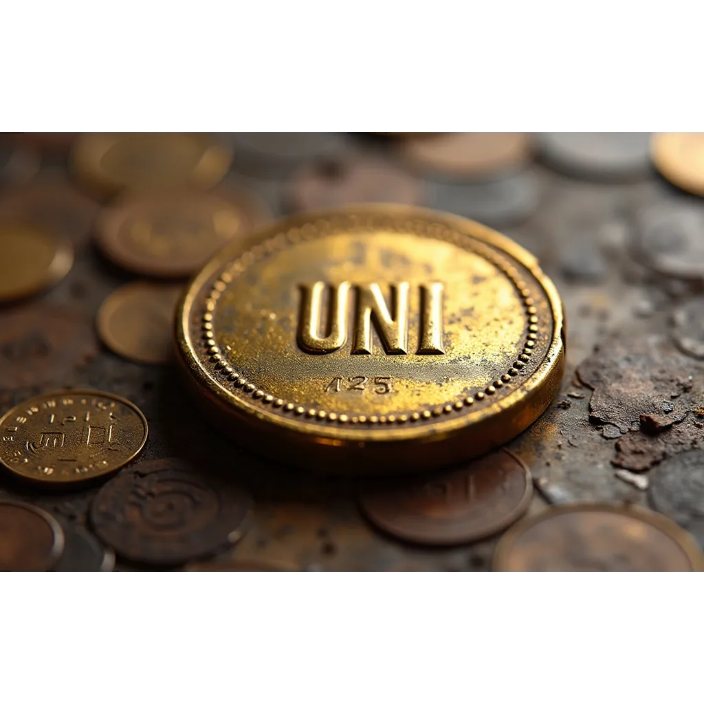 Uniswap token UNI reaches one-month high above seven dollars Uniswap token UNI reaches one-month high above seven dollars