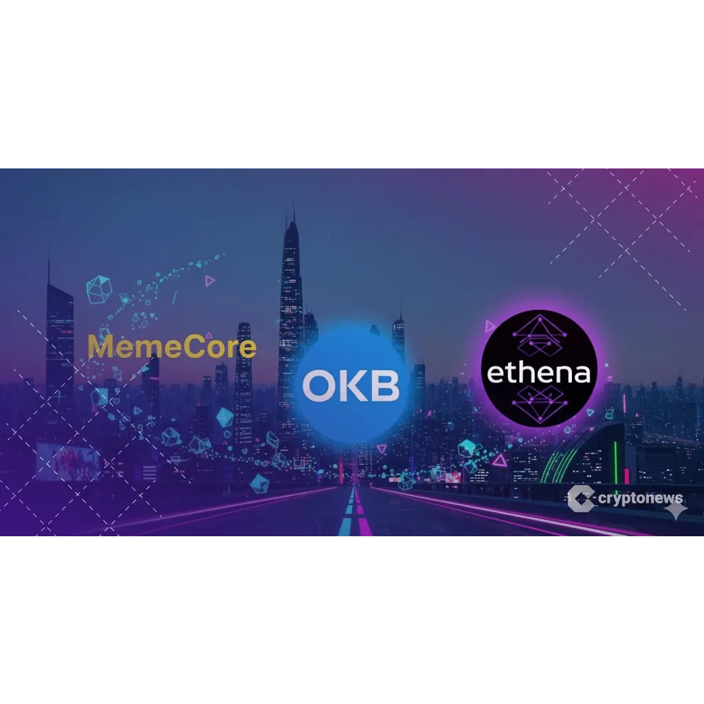 Ethena secures million investment as MemeCore and OKB tokens post gains in crypto market. Ethena secures million investment as MemeCore and OKB tokens post gains in crypto market.