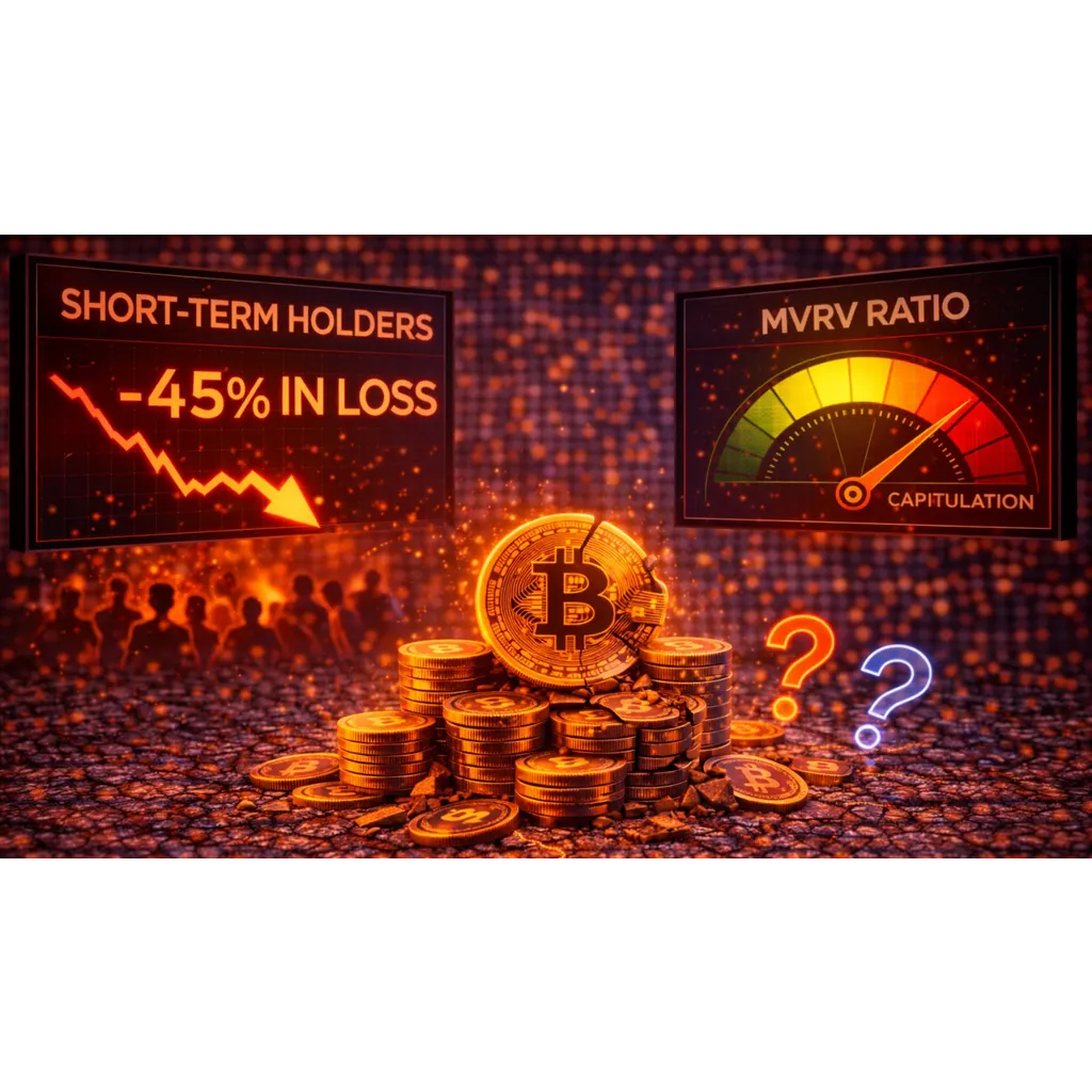 Bitcoin Short-Term Holders Deep In Loss: MVRV Signals Capitulation Phase Bitcoin Short-Term Holders Deep In Loss: MVRV Signals Capitulation Phase