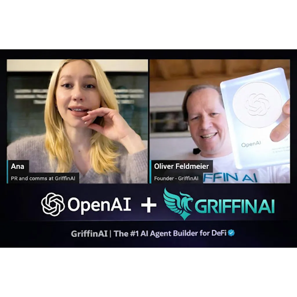 Griffin AI announces partnership with OpenAI and receives usage milestone trophy recognizing 20+ billion tokens processed Griffin AI announces partnership with OpenAI and receives usage milestone trophy recognizing 20+ billion tokens processed