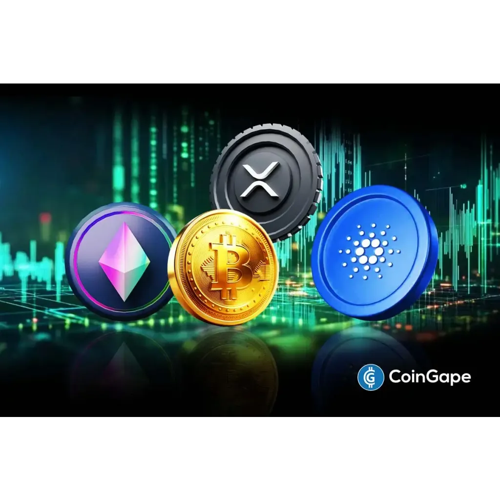 Top 5 Reasons Crypto Prices Are Up Today: BTC, ETH, XRP, ADA Top 5 Reasons Crypto Prices Are Up Today: BTC, ETH, XRP, ADA