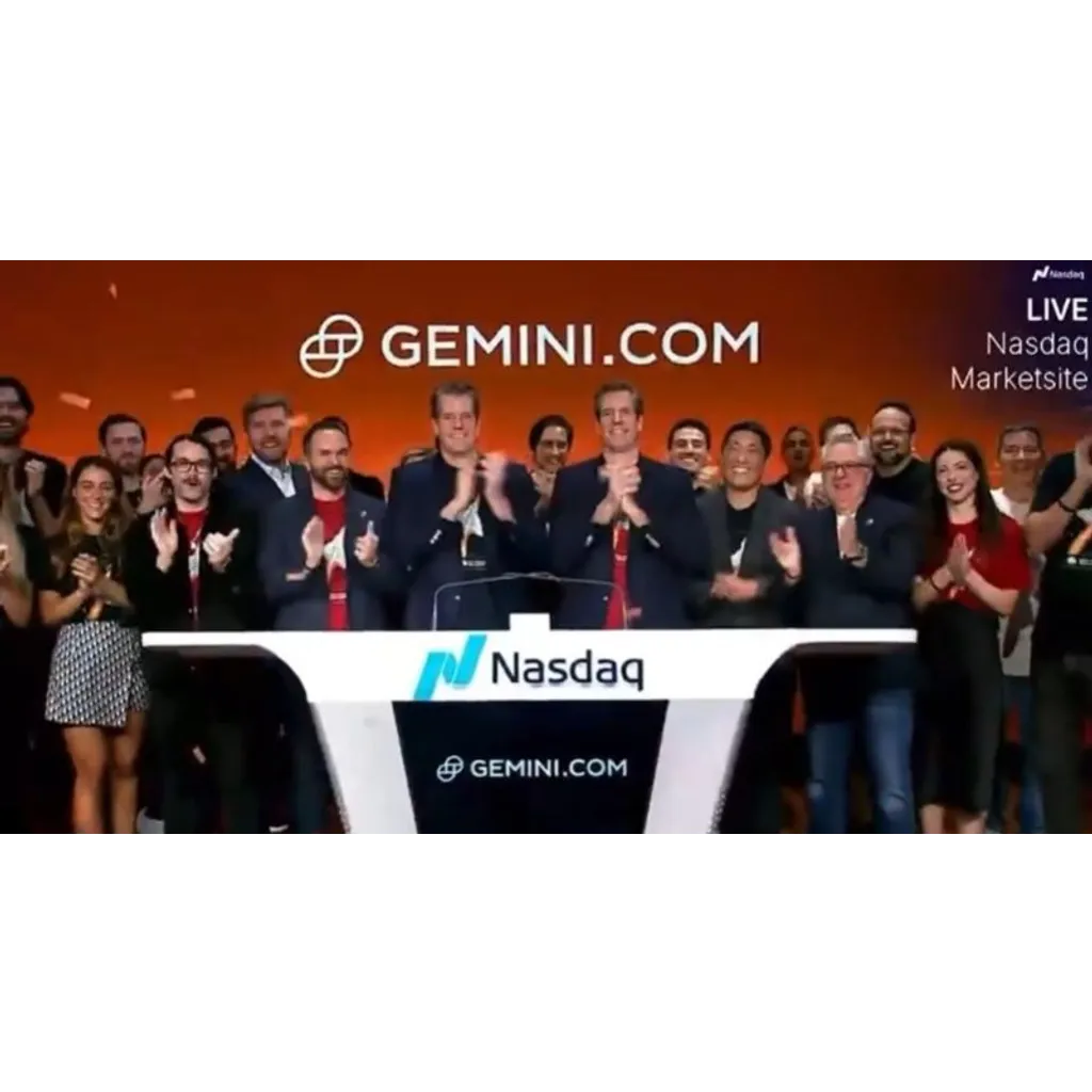 Gemini cryptocurrency exchange launches on Nasdaq platform Gemini cryptocurrency exchange launches on Nasdaq platform