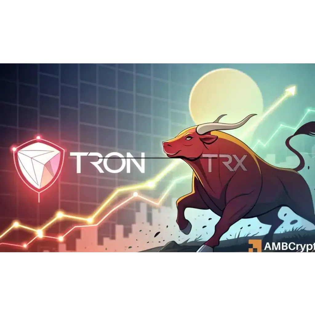 TRON price remains near alt= TRON price remains near alt=