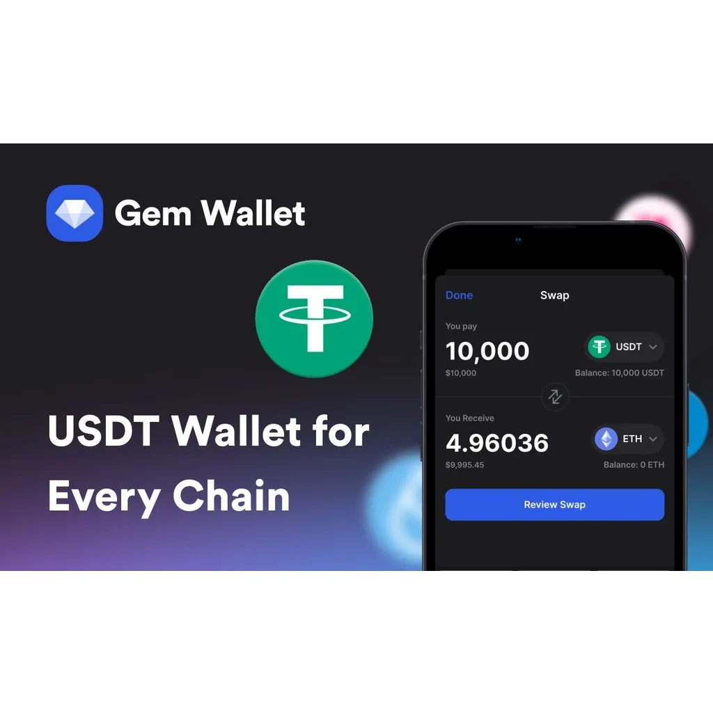 Gem Wallet Adds Cross-Chain USDT Support with Integrated Swaps, Bridges, and Scam Protection Gem Wallet Adds Cross-Chain USDT Support with Integrated Swaps, Bridges, and Scam Protection